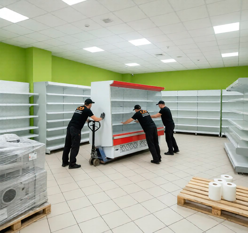 Переезд магазина в Строителе